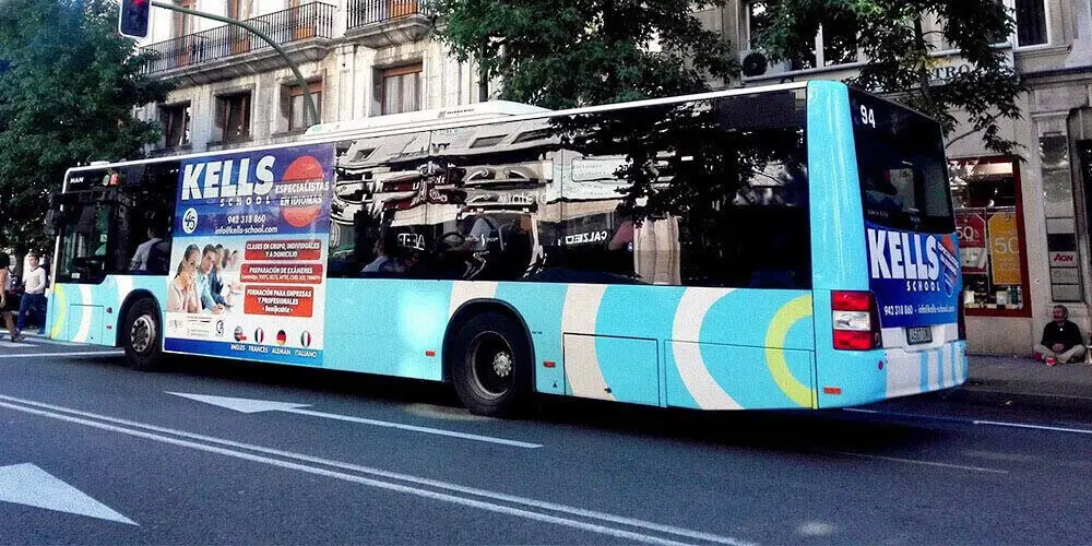 Publicidad Autobus Santander Bus Plus