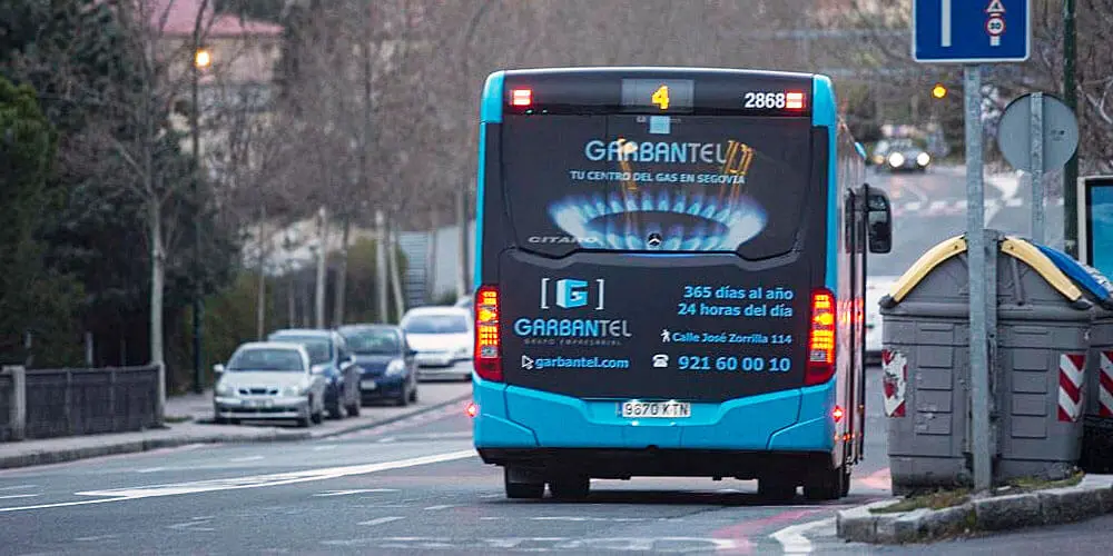 Publicidad Autobus Segovia_TRASERA INTEGRAL